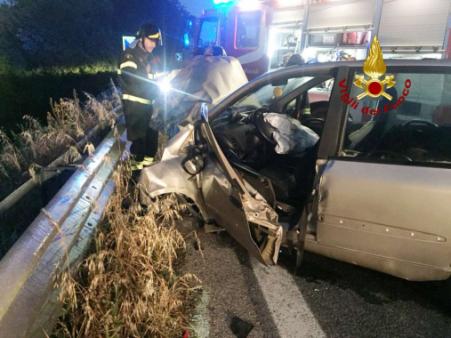 Ancona, incidente tradale sulla "SS.16" a Loreto