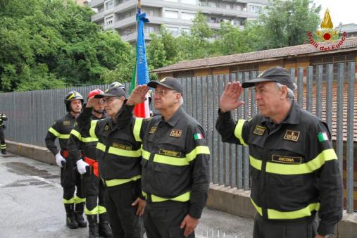 Il Capo del Corpo Giomi  visita il Comando di Ancona