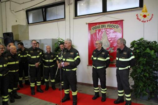 Il Capo del Corpo Giomi  visita il Comando di Ancona