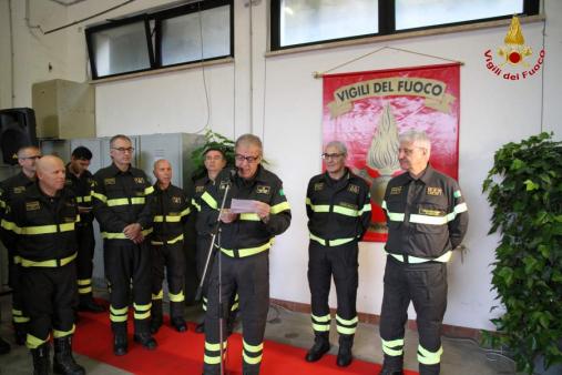 Il Capo del Corpo Giomi  visita il Comando di Ancona