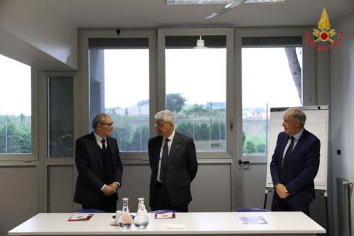 Il Capo del Corpo Giomi  visita il Comando di Ancona