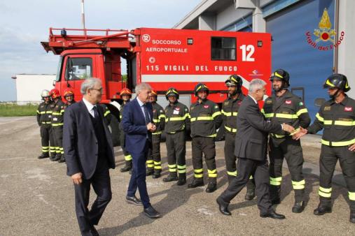 Il Capo del Corpo Giomi  visita il Comando di Ancona
