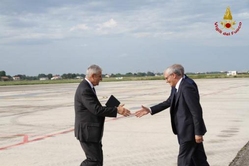 Il Capo del Corpo Giomi  visita il Comando di Ancona