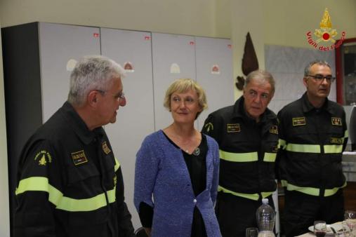 Il Capo del Corpo Giomi  visita il Comando di Ancona