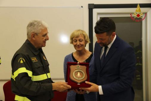 Il Capo del Corpo Giomi  visita il Comando di Ancona