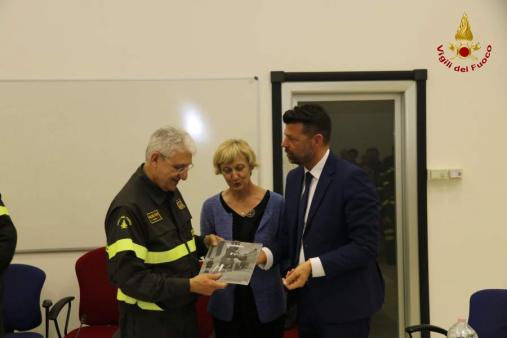 Il Capo del Corpo Giomi  visita il Comando di Ancona