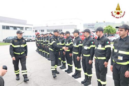 Il Capo del Corpo Giomi  visita il Comando di Ancona