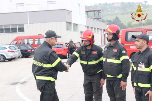 Il Capo del Corpo Giomi  visita il Comando di Ancona