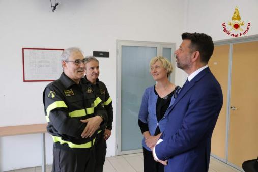 Il Capo del Corpo Giomi  visita il Comando di Ancona