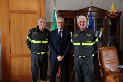 Il Capo del Corpo Giomi  visita il Comando di Ancona