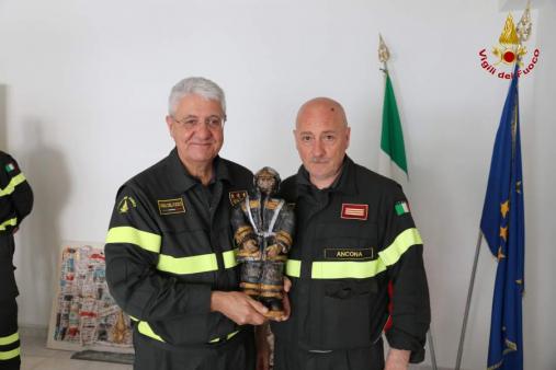 Il Capo del Corpo Giomi  visita il Comando di Ancona