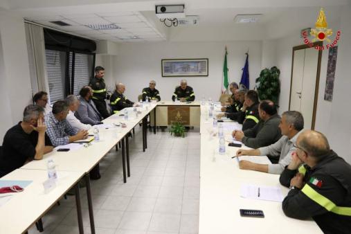 Il Capo del Corpo Giomi  visita il Comando di Ancona