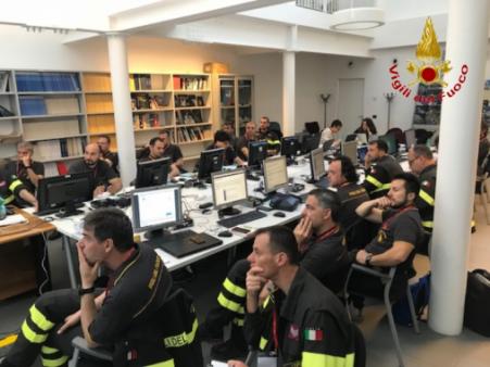 Agenzia Spaziale Italiana (ASI), attività formativa riservato al personale Vigili del Fuoco