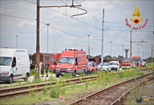 Torino, messa in sicurezza cisterna su carro ferroviario ad Orbassano