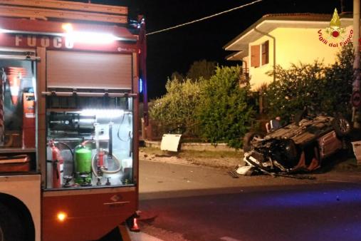 L'incidente sulla SS12 nel comune di Pescantina