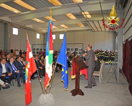 L'inaugurazione del distaccamento di Tarquinia