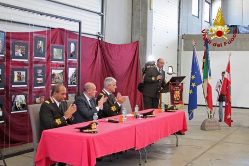 L'inaugurazione del distaccamento di Tarquinia