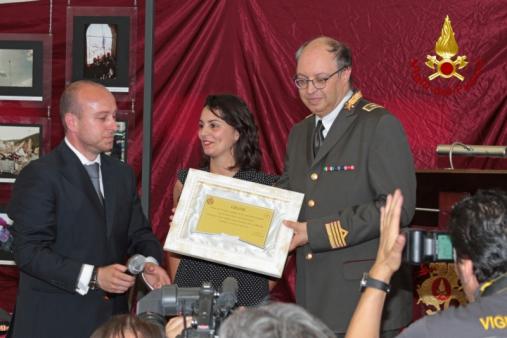 L'inaugurazione del distaccamento di Tarquinia