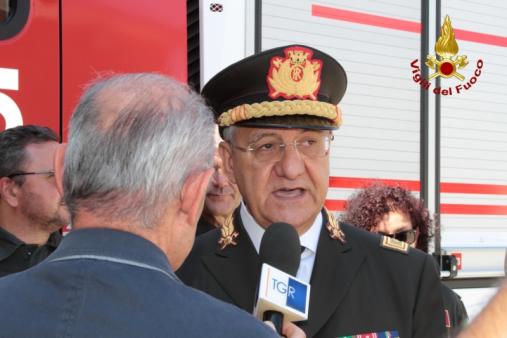 L'inaugurazione del distaccamento di Tarquinia