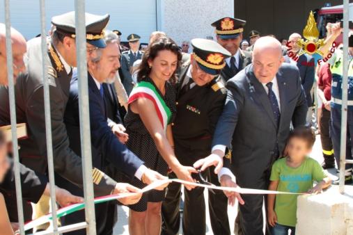 L'inaugurazione del distaccamento di Tarquinia