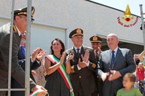 L'inaugurazione del distaccamento di Tarquinia
