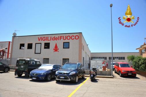 L'inaugurazione del distaccamento di Tarquinia