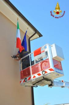 L'inaugurazione del distaccamento di Tarquinia
