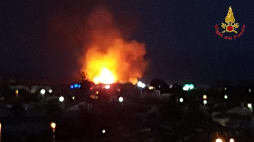 Ragusa, incendio in un canneto nella riserva dell'Irminio