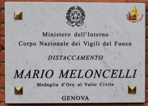 Genova, cerimonia di intitolazione del distaccamento Est alla memoria di Mario Meloncelli