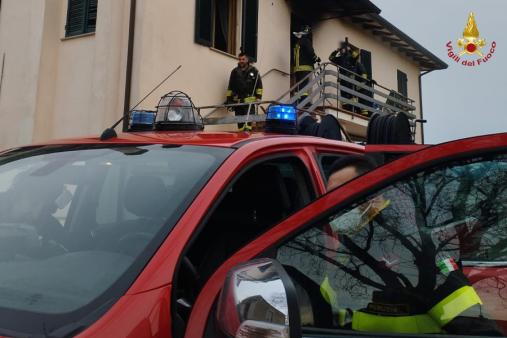 Incendio abitazione a Spello