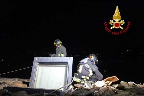 Perugia, incendio appartamento