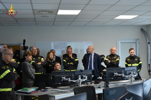 La visita del Sottosegretario On. Prisco al comando di Brescia