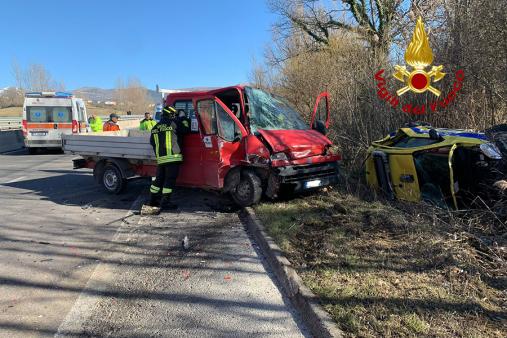 l'incidente sulla statale 318