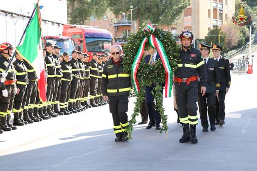 Un momento dell'inaugurazione della nuova sede