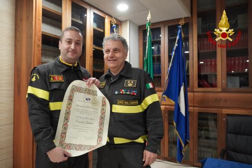 Carmine col suo comandante