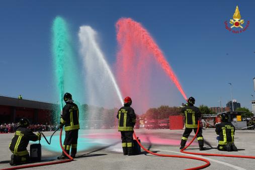 Padova, conclusa la manifestazione "una giornata con i Vigili del Fuoco