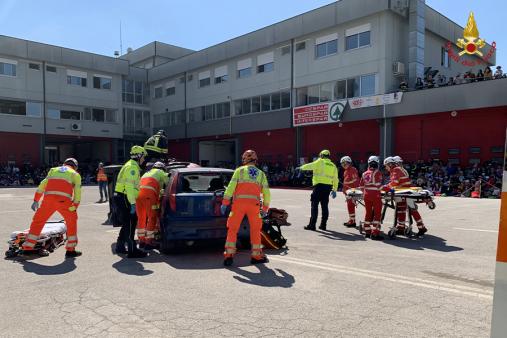 Padova, conclusa la manifestazione "una giornata con i Vigili del Fuoco
