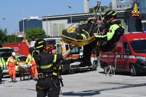 Padova, conclusa la manifestazione "una giornata con i Vigili del Fuoco