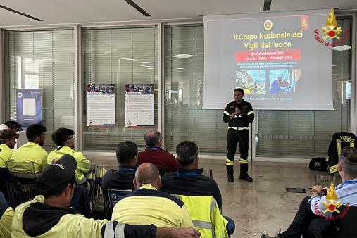 Il Corpo Nazionale partecipa all'iniziativa "S4S", Stop for Safety di Enel-distribuzione