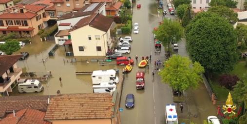 Maltempo in Emilia Romagna. 1.053 Vigili del fuoco al lavoro con 300 mezzi. Oltre 3.053 gli interventi svolti fino ad oggi.