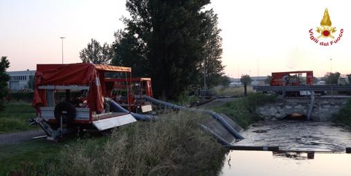 Maltempo in Emilia Romagna. Continuano le attività di soccorso dei Vigili del fuoco
