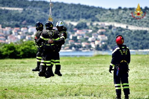 Progetto NAMIRG: Vigili del Fuoco in esercitazione con i colleghi di Slovenia e Croazia per la sicurezza in mare