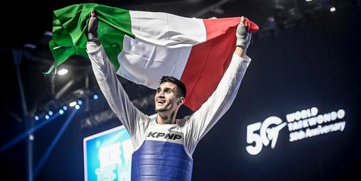 Simone Alessio sul podio