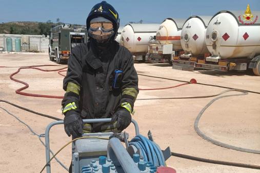 Alcune immagini dell'esercitazione