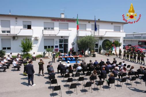 Il Sottosegretario On. Prisco e i vertici del Corpo Nazionale a Ferrara per l'intitolazione di due sedi dei Vigili del fuoco