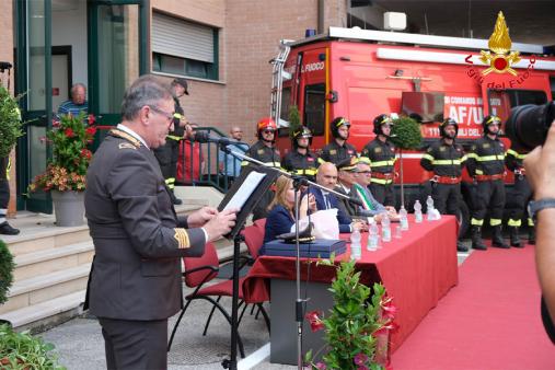 Il Sottosegretario On. Prisco e i vertici del Corpo Nazionale a Ferrara per l'intitolazione di due sedi dei Vigili del fuoco