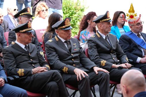 Il Sottosegretario On. Prisco e i vertici del Corpo Nazionale a Ferrara per l'intitolazione di due sedi dei Vigili del fuoco