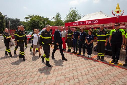 Il sottosegretario On. Prisco e i vertici del Corpo Nazionale in visita istituzionale in Piemonte