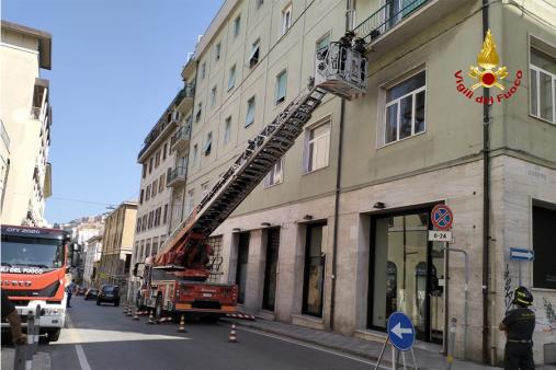 Ancona, gli interventi sul territorio dei Vigili del fuoco