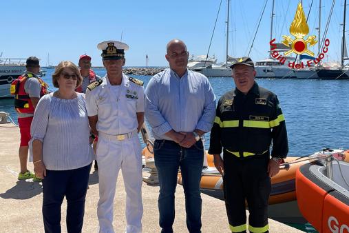 Il presidio acquatico a Budoni